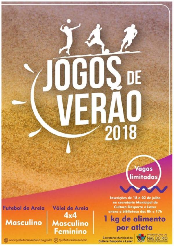 JOGOS DE VERÃO 2018.